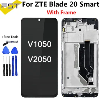 6.49 inch Pentru ZTE Blade 20 Inteligent V1050 V2050 Display LCD Si Touch Screen Digitizer Ansamblul Senzorului cu Cadru Pentru Blade20 Inteligent