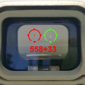 PPT vânătoare domenii 558+33 3x Lupa domeniul de Aplicare Vedere holografic vedere rosu verde dot domeniul de aplicare vedere puncte roșii cu STS Muntele GZ2-0113