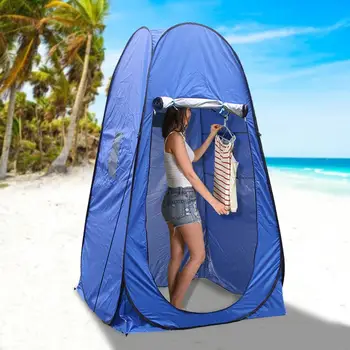 Portabil de Confidențialitate Duș, Toaletă Camping Pop-Up Dressing Cort UV Funcție în aer liber, Dressing Cort/fotografie Cort Albastru/verde Culoare