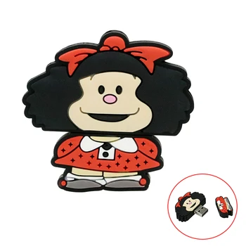 Fată drăguță Memoria Stick Mafalda Cadou Personalizat Pendrive 256 GB 128GB Cle USB Flash Drive 64GB 4GB 8 16 GB Cheie Disc 32GB 256GB