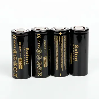 Sofirn de Înaltă Calitate 26650 5500mAh Baterie 3.7 V HD Celule 26650 de Descărcare de gestiune de Litiu Baterii Li-ion Baterie Reîncărcabilă cu Cutie