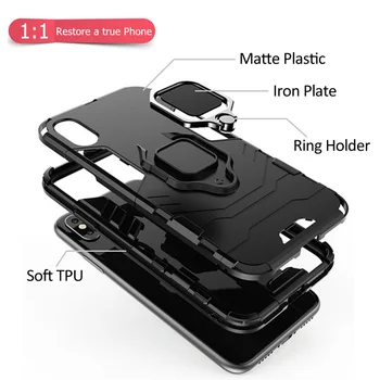 Pentru Huawei Honor 9S Caz rezistent la Socuri Armura Magnetic de Aspirație cu Marginea Capacului Pentru Onoare 9S 10X LIte Caz Acoperire Pentru Onoare 9S