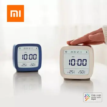 Xiaomi Bluetooth Ceas cu Alarma Termometru Digital de Temperatură și Umiditate Monitorizare Moale Lumina de Noapte 3-În-1 Lucra cu Mijia App