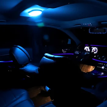 AOSHIKE 1BUC Universal USB Reîncărcabilă Alb Strălucitor LED-uri Auto Lumina de Citit Mașină Celling Acoperiș Magnetic Lampa Auto LED de Styling Noapte