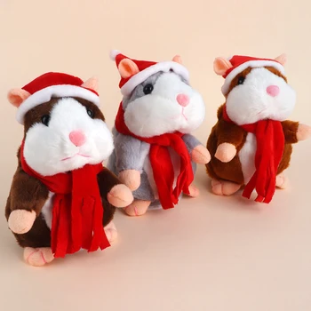 Talking Hamster Vorbi Mouse-ul de Înregistrare a Sunetului Repeta de Pluș Umplute de Animale Hamster Jucarii Copii Copii cadou de Anul Nou