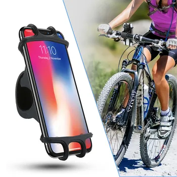2020 Universal pentru Biciclete Suport de Telefon Mobil Silicon Motociclete Biciclete Ghidon Suport de Montare Suport de Montare Suport de Telefon Pentru iPhone