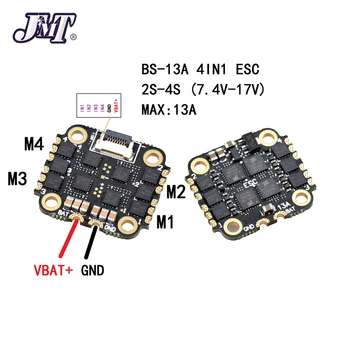 JMT F4 Pentru Scenei SIF4 F4 Zbor Controller + 13A Blheli_S 2-4S Brushless ESC + 40CH 25~200mW VTX 16*16mm pentru RC Drone FPV