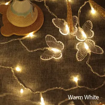 1,5 m/2,5 m de Craciun cu LED-uri Fluture Zână Lumini Ghirlandă Perdea de Lumini Șir Acasă Decorare Dormitor Fereastra de Vacanță de Iluminat