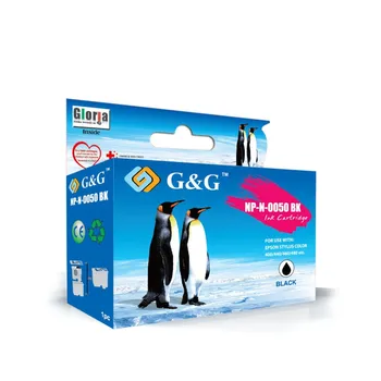 Compatibil G & G EPSON T050 T013 negru cartuș de cerneală COMPATIBIL C13T05014010 C13T01340110 11.4 ml