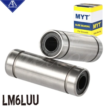 De înaltă precizie MYT RULMENT LML6UU 6x12x35mm 6mm Timp linear Ball Bearing Bush Bucșă Ultimaker 2 3D printer LM6L Cnc Piese