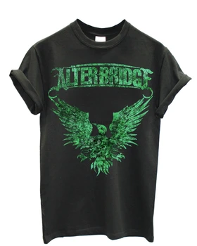 ALTER BRIDGE - Verde Textura maglietta cotone moda trupa de rock Bărbați Mânecă Scurtă T-Shirt