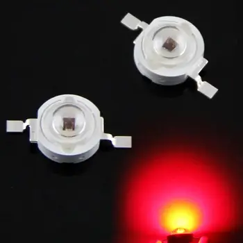 100BUC/LOT LED 1W 3W 35mli 45mli chips-uri PCB 20mm inaltime putere Bec SMD Lampa alb albastru roșu verde galben roz de lumină led margele
