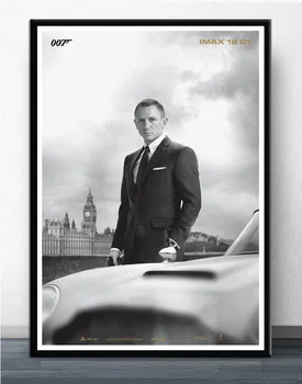 Fierbinte James Bond 007 Film Clasic Panza Pictura Postere Si Printuri De Arta De Perete Poza Decor Decor Acasă Cuadros