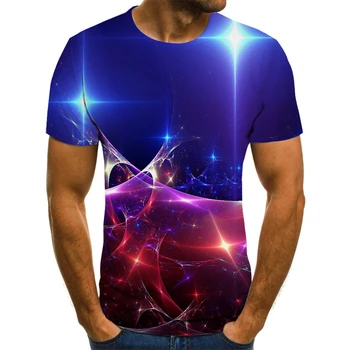 2020 noua moda bărbați cu mânecă scurtă de imprimare 3D street vara uzura casual top imprimate T-shirt