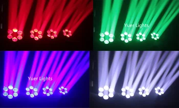 Șase Albine Ochi Spectacol cu Laser de Lumină 6X10W 4IN1 RGBW Fascicul de Mișcare Cap Lumina Dj Laser Dans Proiector De Lumina Disco Muzica de Petrecere Lumini