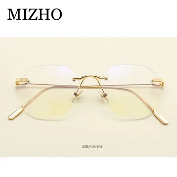 MIZHO Filtrare Proteja Vederea Anti Blue Light Ochelari Femeile se Uită La Telefon Blocarea Orbire Calculator Ochelari fără ramă de Metal Ins