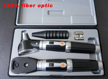 Germania Calitate Profesională Diagnostic Medical ORL Kit Directe Ureche de ingrijire Portabil Fibra Optica Otoscop si oftalmoscop