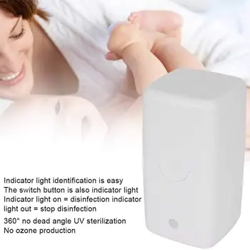 USB Electric Portabil Sterilizator UV Unghii Sterilizator Instrumente de Dezinfecție Pentru Cupa Menstruala LED UV de Unghii Unghiilor Instrumente de Dezinfecție Cutie