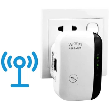 Frankever Router Wireless Amplificator de Semnal Repeater 300 Wifi Extender cu Rază Lungă de Internet Antena Semnal de Rapel Punct de Acces