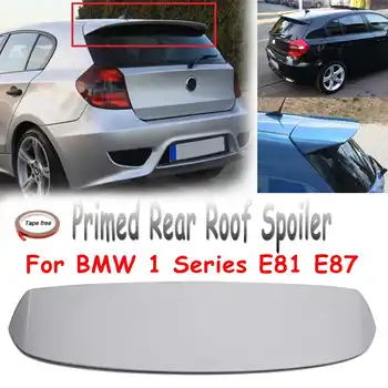 Nevopsită Amorsate Spate Portbagaj de Acoperiș Buza Spoiler Portbagaj din fibra de sticla Aripa se Potriveste pentru BMW Seria 1 E81, E87 FRP