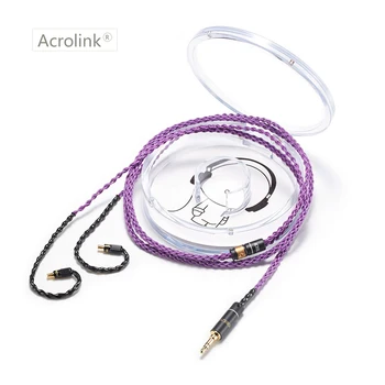 Acrolink 2.5/3.5/4.4 mm/m telefon Argint Placat cu Cască Upgrade Fir Casti Cablu LS50 LS70 LS200 LS300 E40, E50 A2DC Cablu