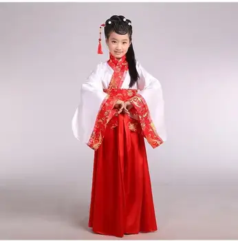 Copii fata de Copii Chinezi tradtional costum Hanfu haine pentru Copii Dinastiei Tang costume Cosplay rochie de petrecere 90-150cm
