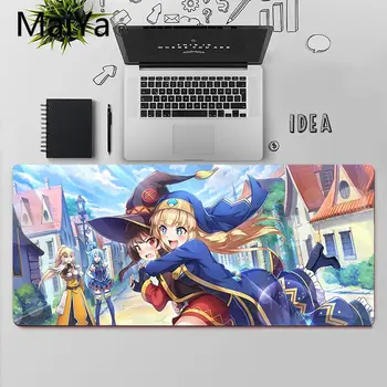 Maiya Calitate de Top Japonia Anime Konosuba Jocuri Jucător de birou laptop Cauciuc Mouse-ul Mat Transport Gratuit Mari Mouse Pad Tastaturi Mat