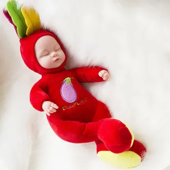 25CM animal de Pluș Umplute Baby Doll Simulat Copii de Dormit Păpuși Jucarii pentru Copii Cadou de Ziua de nastere Pentru Copii papusa reborn