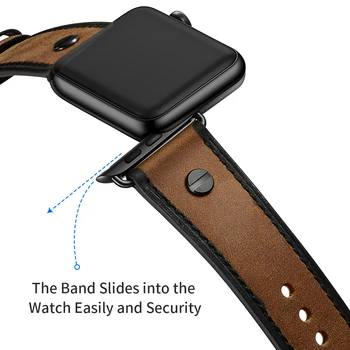 Curea din piele pentru Apple watch band 44 mm 40 mm iWatch trupa 42mm 38mm Înaltă Calitate watchband bratara Apple watch 5 4 3 38 42 44mm