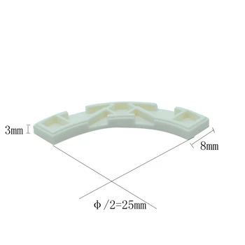 4 x 4 Macaronitablet DIY Lumineze Bloc Caramida 1/4 Colț Rotund Constructii Blocuri de Caramida Compatibil cu Asamblează Particule