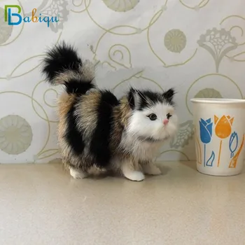 Babiqu Super Drăguț Pisica cu Sunet Jucărie de Pluș Umplute Papusa Recuzită Ornamente de Agățat Pandantiv Cadouri de Colectie pentru Băieți și Fete Cadouri