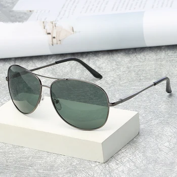 Noi Polarizat ochelari de Soare pentru Bărbați Moda Pilot Femei UV400 Ochelari Ovale de Metal Cadru ochelari de Soare Brand Sport ochelari de Soare de Conducere