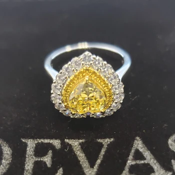 OEVAS Scântei Ridicat de Carbon Diamant Moissanite Inel de Nunta Pentru Femei, de Calitate Superioară Argint 925 Doamnelor Cadou Bijuterii