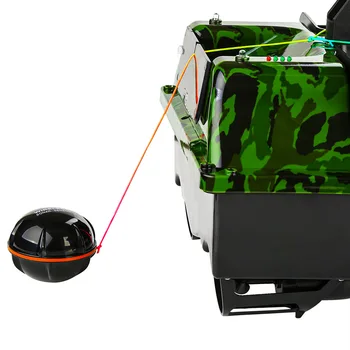 500M GPS Momeală de Pescuit cu Barca Cu 3 Rezervoare,tv LCD Display GPS Fishfinders Cu Pește Sonar Senzor,Triunghi Geanta de transport,Baterii de Rezervă
