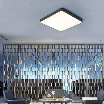 Ultra-subțire Practice 5cm LED Lămpi de Tavan Fier Pătrat Rotund alb/Negru Lumini Plafon pentru Camera de zi Dormitor de Iluminat Interior