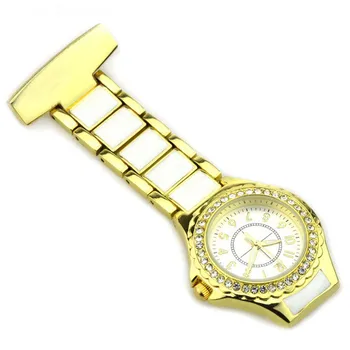 Clasică Simplă Asistentă de Buzunar, Ceasuri de Damă de Inimă din Oțel Inoxidabil Cristal Vintage de Buzunar fob Ceasuri Doamnelor