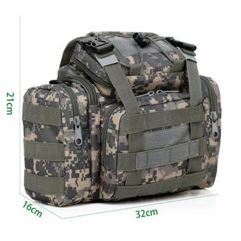 Multi-funcțional tactice Oxford sac de talie soft simplu de umar casual în aer liber munte sac de Camping armata rucsac