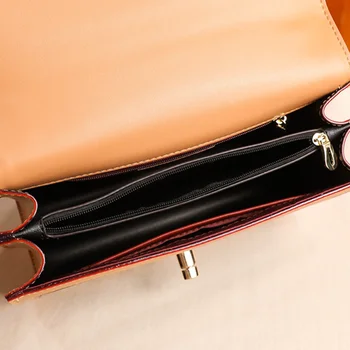Pista de designer geantă de lux de înaltă calitate PU piele genți de mână portabile cu lanț geanta de umar femei de moda, de călătorie mini sac pătrat