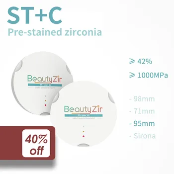 ST+Culoare Zirkon Zahn(95mm)(grosime 12mm)--Beautyzir blocchi di cubic zirconia bloc compatibile