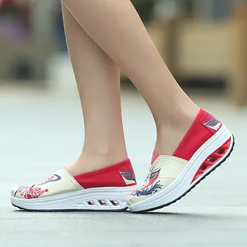 Femei Pantofi Casual Panza Plat 2018 Moda De Vară În Aer Liber Respirabil Pereche De Pantofi Pantofi De Femeie Platforma Confortabil