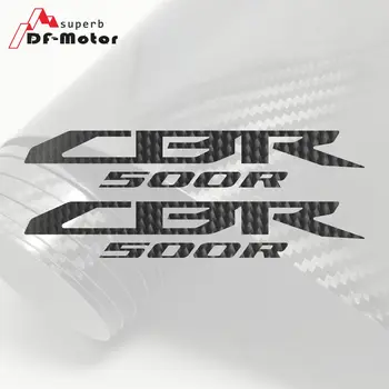 8Inch 5D Fibra de Carbon Autocolant Decal Motocicleta Autocolant Auto Jante Carenaj Casca Autocolant DIY se Potrivesc pentru Honda CBR500R CBR 500 R