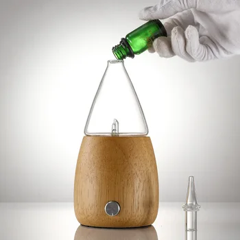 Mini-umidificator de lemn uleiat ulei esential pentru aromaterapie aparat de uz casnic hotel de purificare a aerului duza de pulverizare luminos