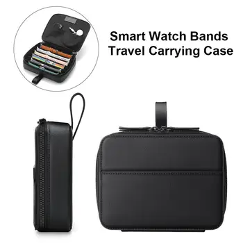 Încărcător Portabil Suport Sac Pentru Ceas Inteligent De Călătorie Caseta De Protecție Husă Cu Fermoar Ceas Sac Smartwatch Curea Cutie De Depozitare