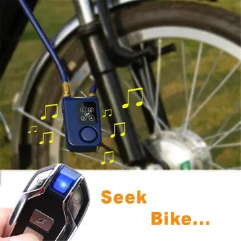 Fără Fir De Control De La Distanță De Alarmă De Blocare Biciclete Electrice Motocicleta Parola De Oțel Cablu De Oțel Lanț Electronica Anti-Furt Blocare