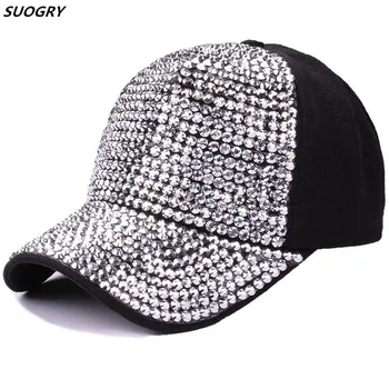 De înaltă Calitate FEMEI brand șapcă de baseball noua moda stras de cristal denim snapback capace cu ridicata femeie hip hop snapbacks pălării