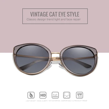 AOFLY 2020 BRAND DESIGN Ochi de Pisica ochelari de Soare Femei de Epocă Doamnelor Polarizat ochelari de Soare de sex Feminin Nuante Cadru Metalic Ochelari de Gafas