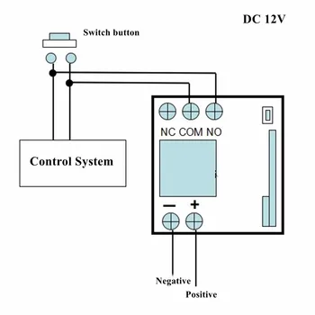 DC12V 10A Releu 1 CH Wireless RF Control de la Distanță Comutator Emițătorului cu Receptorul 315mhz control de la distanță
