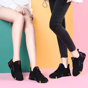 Femei Adidași Moale Rularea Pantofi Sport De Lumină Respirabil Moda Casual În Aer Liber Pantofi De Mers Pe Jos Vulcanizat Pantofi Tenis Feminino