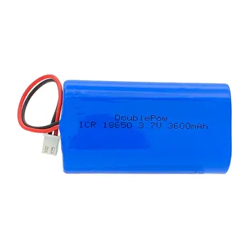 3.7 V Litiu Baterii 18650 3600mAh baterie Reincarcabila pentru Pescuit cu LED-uri de Lumină Difuzor Bluetooth + XH2.54-2P Plug