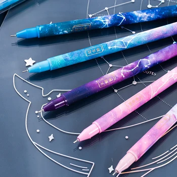 12PCS/CUTIE Cerul Înstelat Violet Constelație Serie Set Pix cu Gel Creative Cadouri de Papetarie de Birou Școală Rechizite
